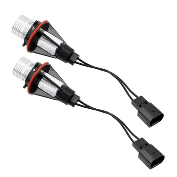 2PCS LED Angel Eyes маркер автомобилни крушки за BMW E39 E53 E60 E61 E63 E64 E65 E66 E87 525i 530i xi 545i M5 много точен механизъм от подредени автомобилни лампи