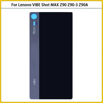 Нов заден корпус Z90 калъф за Lenovo VIBE Shot MAX Z90 Z90a40 Z90-7 Z90-3 z90A капак на отделението за батерията делото стъклена залепваща