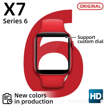 X7 smart watch 2020 IWO smartwatch дамски часовници Покана Heart Rate reloj Watches Series 6 pk iwo 12 haylou amazfit нео gts ls02