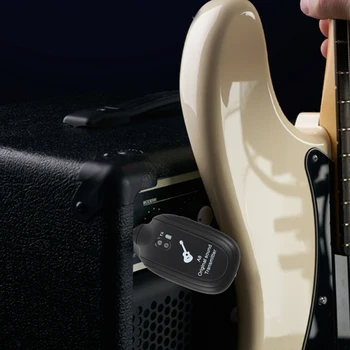 UHF Wireless Guitar System Transmitter Receiver вградена батерия