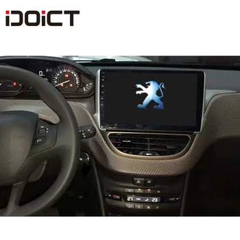 IDOICT Android 9.1 кола DVD плейър GPS навигация мултимедия за peugeot 2008 208 Радио-2018 wifi