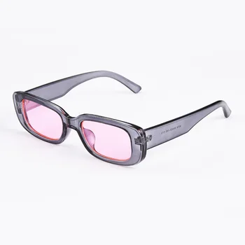 DRESSUUP пънк слънчеви очила рамка, PC обектив пътуване слънчеви очила ретро малки овални слънчеви очила Жените марка дизайнер рамка мода