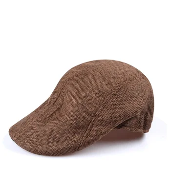 Нова мъжка шапка барети Cap Голф шофиране Слънцето плоска капачка на мода памук барети шапки за мъже casual генитални шапка, очила Casquette шапки