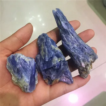 Природен кианит Crystal минерални образци син оригиналният скъпоценен камък кварцов камък за декорация на дома чакра изцеление камък рейки