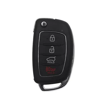 XHORSE XNHY03EN Wireless Universal Remote Key for Hyundai Style Flip 4 Buttons Remotes for VVDI Key Tool английска версия