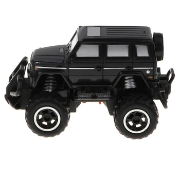 Мащаб 1/43 дистанционно управление RC suv чудовище камион, верижен бъги автомобил е-модел кола играчка коледни подаръци-черен