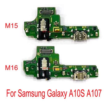 10 бр оригинален USB зареждане зарядно устройство ще захранване на зарядно устройство порт дъска гъвкав кабел за Samsung Galaxy A10S A107 A107F M15 / M16 версия на част от