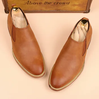 модерен мъжки лоферы Ежедневни обувки от естествена кожа, Мъжки обувки на равна подметка Оксфорд обувки за мъже лек гореща разпродажба на обувки за шофиране rtg678