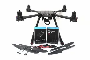 Holybro X500 480 мм Carbon Fiber Frame Pixhawk4 433/915MHz Telemetry Radio Combo за RC Drone FPV Multicopter снимка от въздуха