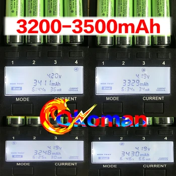 чисто Нов 18650 батерия 3400mah 3.7 v литиево-йонна батерия за NCR18650B 3400mah е подходящ за батериите на фенерчето