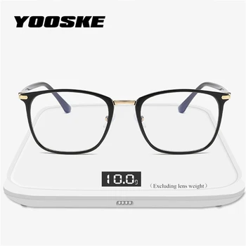 YOOSKE Vintage Glasses Frame Men Trending Clear Eyeglasses for Women ретро оптични очила фалшиви очила