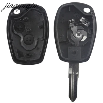Jingyuqin 20 бр/лот 3 бутона за дистанционно ключодържател Shell за Renault Scenic Clio Modus Laguna Megane Keys Cover Case