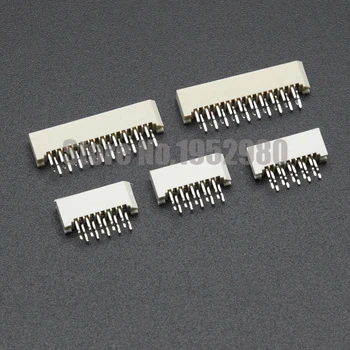50шт 1.0 мм спк стартира строителни/FFC connector LCD гъвкав плосък кабел конектор двухрядный DIP директен щифт тип