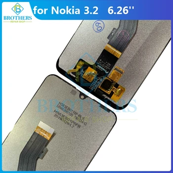 LCD дисплей за Nokia 3.2 LCD дисплей за Nokia TA-1156 TA-1159 TA-1164 LCD дисплей в събирането на сензорен екран Digitizer части на телефон изпробван