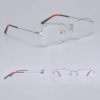 Италианската луксозна марка метал, високо качество квадратни оптични очила рамка GG0686OA рецепта слънчеви очила рамка за жени, мъже