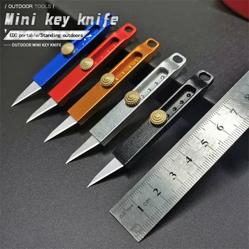 мини EDC нож полезност нож многофункционален инструмент хартия изрежете открит преносим джобен ключодържател отварачка нов стил