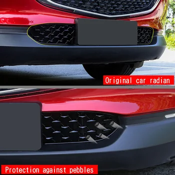 За Mazda CX-30 2019 2020 решетка на автомобила защитно покритие предната броня дамско бижу анти-плъх и анти-пясък камък
