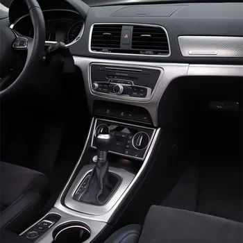Врата Копчето На Стерео Аудио Говорител Рамка На Кутията Покритие За Audi Q3 2013-18 Конзола От Неръждаема Стомана Декор На Ивици Рамка Лампи За Четене