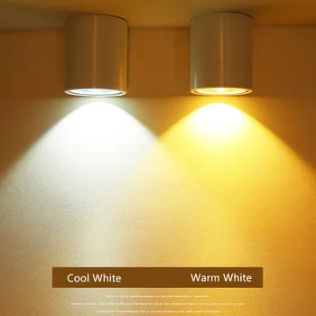 Повърхностен монтаж COB led downlight 3W 5W 7W 12W led лампа за таван AC85-265V spot light LED Downlight Decoration лампи
