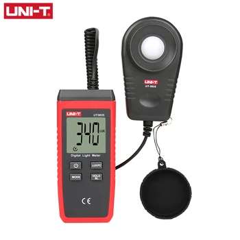 UNIT UT383S Split Illuminometer Handheld LCD Luminometer Digital Photometer Luxmeter Light Meter 0-199999 Lux