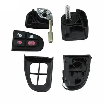 4 бутона за дистанционно управление на ключ за кола Shell за Jaguar XJ8 S-type, X-Type 2002 2003 2004 2005 2006 2007 2008
