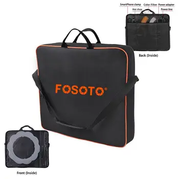 Fosoto високо качество свързана чанта orange чанта за носене RL-18 пръстен лампата и статив кабина и всички аксесоари в рамките на 18