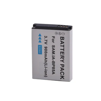 2 елемента 900mAh 3.7 V IA-BP85A BP85A BP-85A BP 85A подмяна на камерата на литиево-йонна батерия за Samsung ST200 ST200F PL210 WB210 SH100.