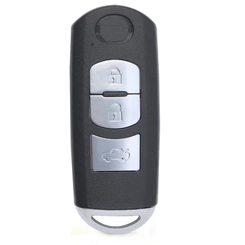 Подмяна на KEYECU дистанционно ключ Fob 3 бутон FSK 315MHZ ID49 за Mazda модел SKE13D01 FCC ID: WAZSKE13D01