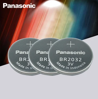 10 бр./лот оригинален Panasonic 3V BR2032 Battery BR 2032 High temperature Button Coin Cell Batteries