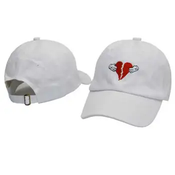 Kanye west Heart break album Dad Шапка бейзболна шапка нова мода високо качество бродерия памучен бейзболна шапка на Мъже, Жени шапки