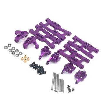 за WLtoys 144001 1/14 124018 124019 1/12 RC Car Accessories Metal Steering Cup Swing Arm Upgrade Kit Parts