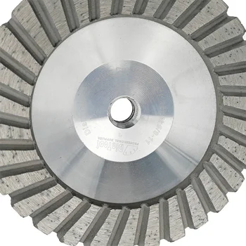 DIATOOL 1 бр. с Диаметър 125 мм и алуминиев шлайфане чаша колелото M14 или 5/8-11 резба Diamond шлайфане кръг от гранит, мрамор, бетон