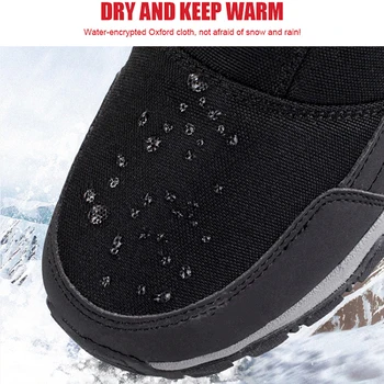 Дамски обувки 2020 зимни обувки топли плюшени дамски зимни ботуши с водонепропускливи нескользящие зимни ботуши Дамски ветроупорен ботуши с цип размер 36-41