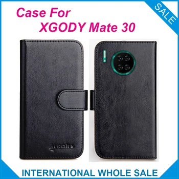 XGODY Капитан 30 Case 6 цвята, флип слотове кожен портфейл калъфи за XGODY Капитан 30 Cover слотове телефон чанта кредитна карта