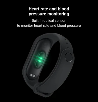 M5 M45 Smart Band Sport фитнес гривна часовник фитнес тракер Smartband кръвно налягане наблюдение на сърдечната честота водоустойчив гривна