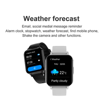 Smart Watch Women Fitness Tracker Heart Rate Blood Pressure Monitoring Bluetooth Clock Men GTS Smartwatch for Xiaomi for Amazfit