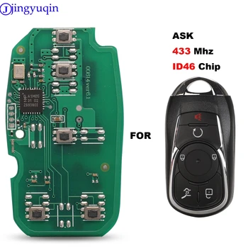 Jingyuqin 6 бутони, дистанционно управление само ключ за кола за OPEL Astra Buick ENCORE да предвижда нов лакрос Smart Key Control