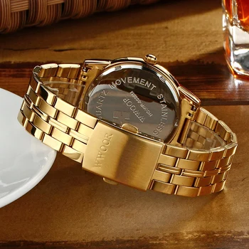Relojes hombre 2020 луксозни мъжки часовник WWOOR Top Brand Sport водоустойчив кварцов часовник мъжки златен часовник от неръждаема стомана за мъже