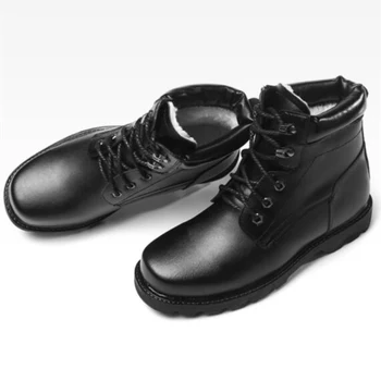 Голям размер 48-39 мъжки военни ботуши dr. вълнени топли зимни военни пехотна тактически обувки Askeri Shoes Man erkek ayakkabi