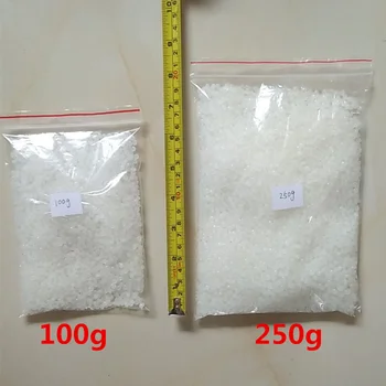 Направи си САМ пластмасови оризови кал мъниста снежните мъниста LLDPE пясък Перлена конци, пластмасови топчета, експериментален реактивен частица от 100 г/250 г