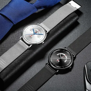 Relogio Masculino награда за мода на мъжки часовници, водоустойчиви мъжки часовници топ марка на луксозни мъжки часовник Пълен календар седмица часовници
