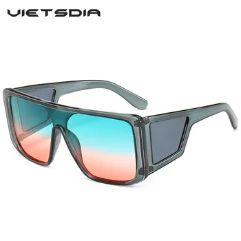 2019 нова мода квадратен щит стил Аттикус слънчеви очила на Жените и мъжете хладен страничните лещи на марката дизайнерски слънчеви очила Oculos De Sol UV400